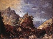 MOMPER, Joos de Mountain Scene with Bridges gs oil painting picture wholesale